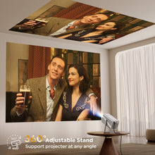 将图片加载到图库查看器,TOPTRO Projector 4K【Compatible with Netflix & DoIby Audio】FHD 1080P Smart Projector with 360° Adjustable Stand, 800 ANSI WiFi 6 Bluetooth, Auto Focus & Keystone, Home Cinema TV Projectors for Bedroom