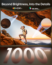 将图片加载到图库查看器,【NetfIix Officially & DoIby Audio】Projector 4K, 1000ANSI Portable Smart Projectors for Home Cinema, Fully Auto Screen Adjustment, TOPTRO FHD 1080P Bluetooth WiFi 6 Bedroom Projector for Smartphone/PS5