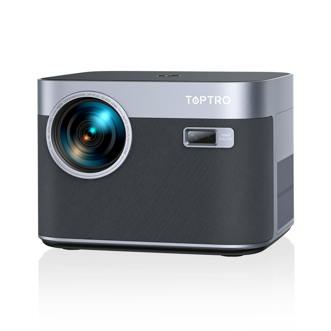 Proiettore WiFi Bluetooth 4K, Auto Focus, 800 ANSI, Portatile Per Film Interni/Esterni, Compatibile IOS/Android