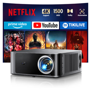 TOPTRO 4K Projector【NetfIix Officially & 36W 3D Surround DoIby
