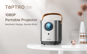 TOPTRO 難かっ x7 プロジェクター 自動フォーカス/自動台形補正/wifi6