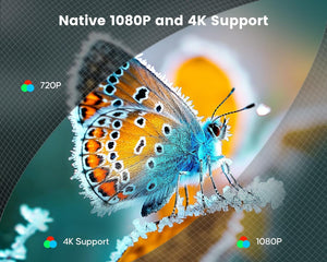 【270°Adjustable Stand】Mini Projector 4K with WiFi 6 and Bluetooth,TOPTRO Native HD 1080P Outdoor Portable Projector,Auto Keystone Home Theater Movie Projector for iOS/HDMI/TV Stick/PS5