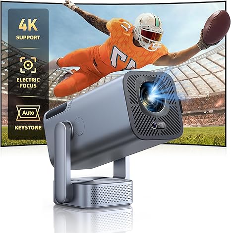 TOPTRO X8 Mini Projector with WiFi and Bluetooth, Electric Focus