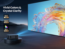 将图片加载到图库查看器，TOPTRO 4K Projector【NetfIix Officially &amp; 36W 3D Surround DoIby Audio】1500ANSI High-Brightness AI Auto Focus/Keystone Smart Projectors FHD 1080P, Bluetooth WiFi 6 Home Cinema TV Projectors for Bedroom
