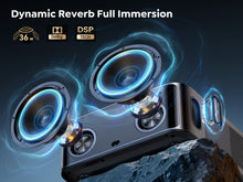 将图片加载到图库查看器，Smart Projector with WiFi 6 and 2-Way Bluetooth, Auto Focus &amp; Keystone, TOPTRO X9 Native 1080P Outdoor Movie Projector, Gray
