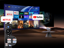 将图片加载到图库查看器，TOPTRO Projector 4K【Compatible with Netflix &amp; DoIby Audio】FHD 1080P Smart Projector with 360° Adjustable Stand, 800 ANSI WiFi 6 Bluetooth, Auto Focus &amp; Keystone, Home Cinema TV Projectors for Bedroom
